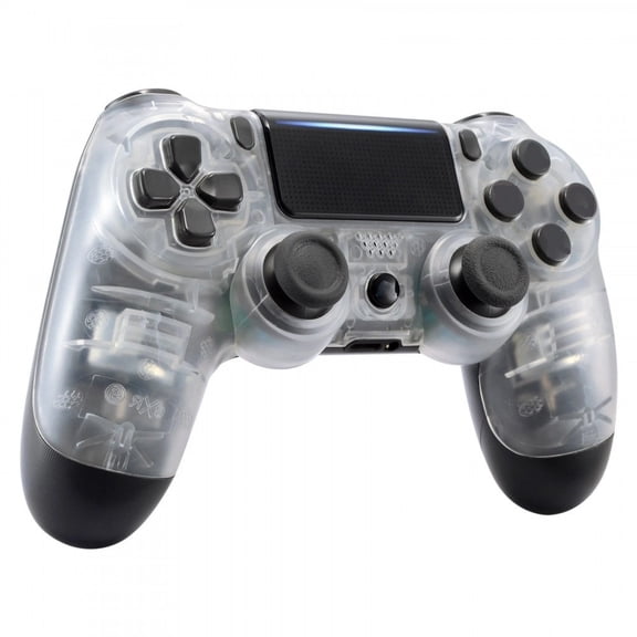 Mando Genérico Blue Mamba Compatible con Ps4 Inalámbrico Cristal