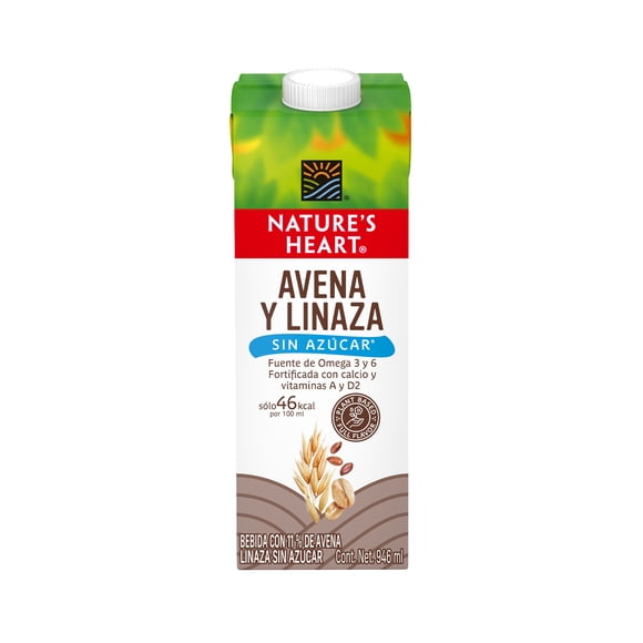 Bebida vegetal Nature's Heart con avena linaza 946 ml