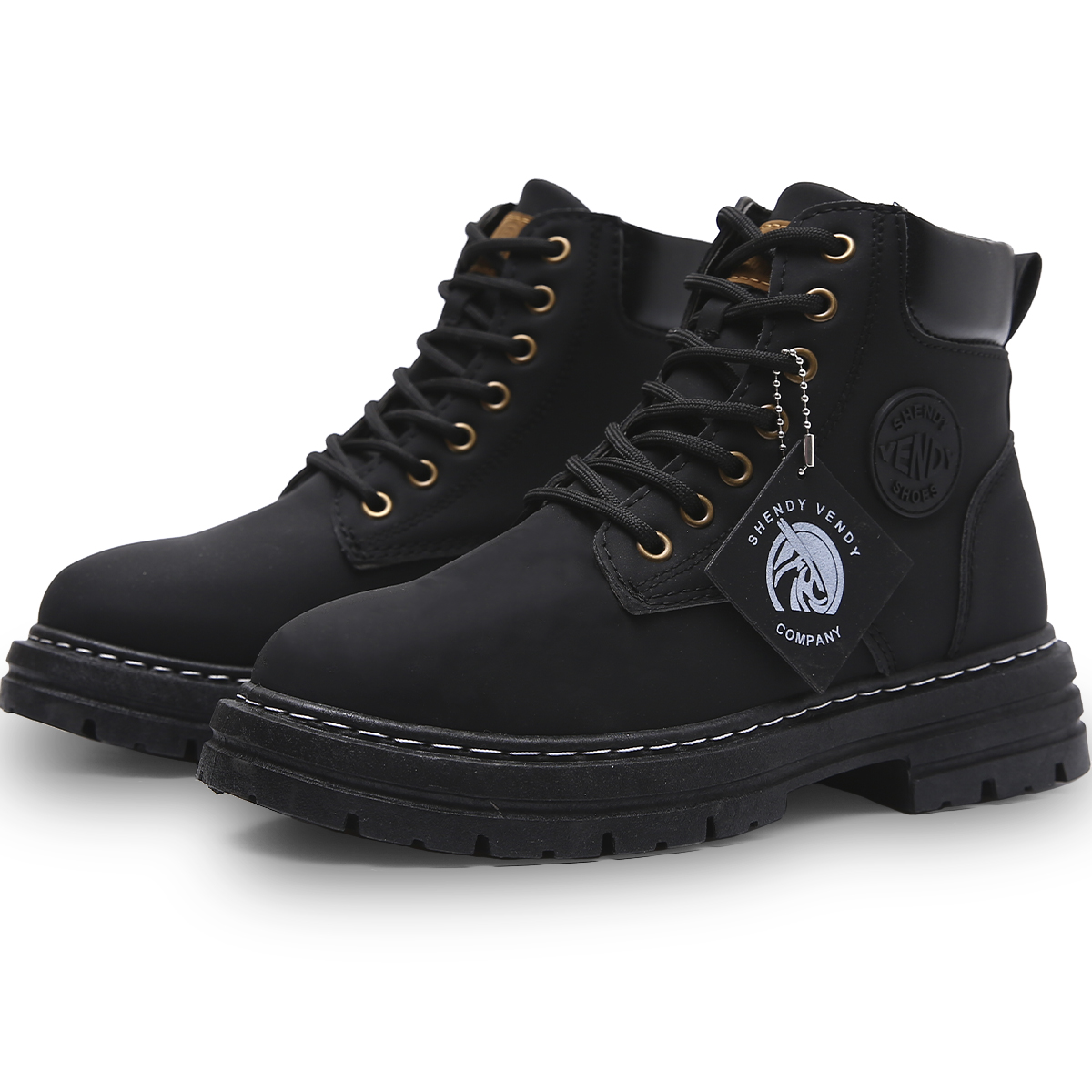 Botas Para Hombre Shendy Vendy Estilo Urbano Plataforma Antideslizante Helsinki