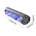 thumbnail image 3 of Xihbxyly Ventilador de Torre, Potente Viento y Funcionamiento Silencioso, Batería de Larga Duración, Alimentación Por Usb, Diseño Compacto, para Escritorio de Oficina y Pared, para Uso En Cocina y Do, 3 of 7