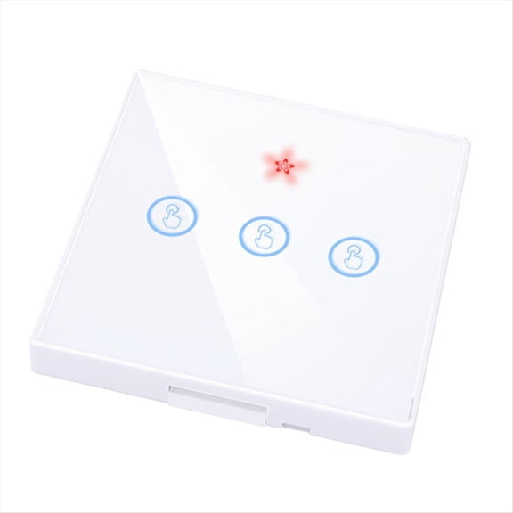Interruptor Táctil Inteligente para Hogar, Luz Eléctrica, Control Remoto de 433 Mhz, Panel de Pared, Botón, Receptor, Lámpara LED, Interruptor de 3 Bandas