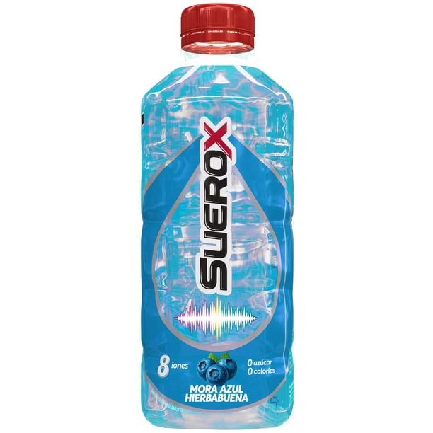 Bebida hidratante Suerox mora azul-hierbabuena 0 azúcar 630 ml