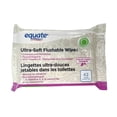 thumbnail image 1 of Toallitas húmedas Equate ultra soft flushable 42 piezas, 1 of 4