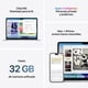 thumbnail image 2 of Apple MacBook Air 13” M5 2026 10-Core CPU 8-Core GPU 16GB RAM 512GB SSD macOS Sky Blue Teclado Retroiluminado Touch ID, 2 of 5