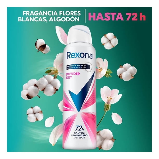 Imagen 4 de Antitranspirante Rexona powder dry en aerosol para dama 150 ml