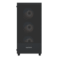 thumbnail image 2 of Gabinete Munfrost Alpha Black / Cristal templado / ARGB Sync / Controlador de ventiladores / Atx - Micro ATX - Mini ITX, 2 of 5