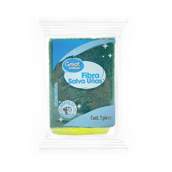 Fibra esponja Great Value para trastes