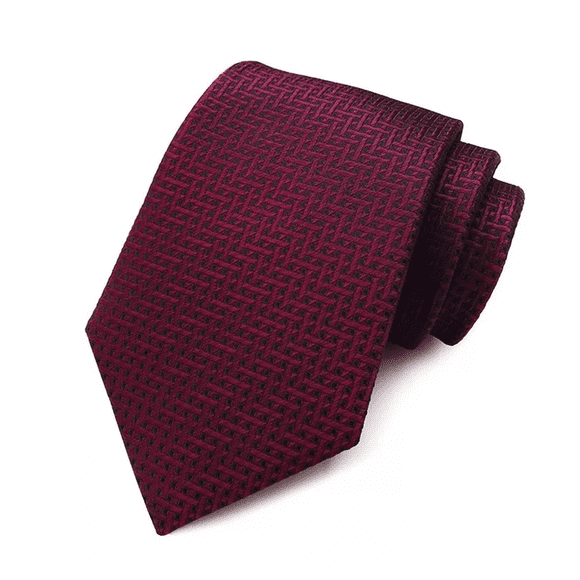 Corbata Clásica Para Hombre Rojo
