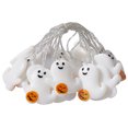 thumbnail image 2 of Xihbxyly Luces Led de Halloween, Diseño de Fantasma Blanco, Funciona con Pilas, Bajo Voltaje Seguro, 3 M de Largo, Decoración para Interiores y Exteriores, Decoración para Fiestas, Patios y Porches,, 2 of 7