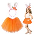 thumbnail image 1 of Disfraz de conejito de Pascua para niñas, disfraz de conejito de Pascua para niñas, disfraz de conejo de Pascua, accesorios para disfraces de Cosplay, integración perfecta, 1 of 7
