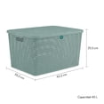 thumbnail image 3 of Kit de 6 Cajas Organizadoras Terragave Tipo Rattan Biodegradable, 3 of 3