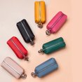 thumbnail image 3 of Qarigey Cartera de mujer, llaves de cuero, llavero portátil, monedero, organizador para mujer Carteras Rosado, 3 of 6