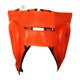 thumbnail image 3 of Protector de cabeza para entrenamiento unitalla, Cleto Reyes con barra "v" en piel color naranja, 3 of 3