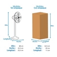 thumbnail image 4 of Ventilador Taurus de Pedestal 10 Pulgadas Color Rosa, 4 of 4
