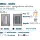thumbnail image 2 of Apagador Doble Inoxium2AOxford 3Pzas Apagadorx2 125-250VCA 10A 50/60Hz Plateado/Oxford Acero Inoxidable/PC., 2 of 3