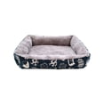 thumbnail image 2 of Cama de peluche para mascotas, cálida y resistente al invierno, para todas las estaciones, para perros pequeños y grandes, para gatos y perros, ideal como regalo de cumpleaños para mujeres, ideal para, 2 of 6