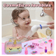 thumbnail image 4 of "Set Estuche Maquillaje Ninas Juguetes Belleza Tocado Lavable unicornio Lab.G Rosa", 4 of 5