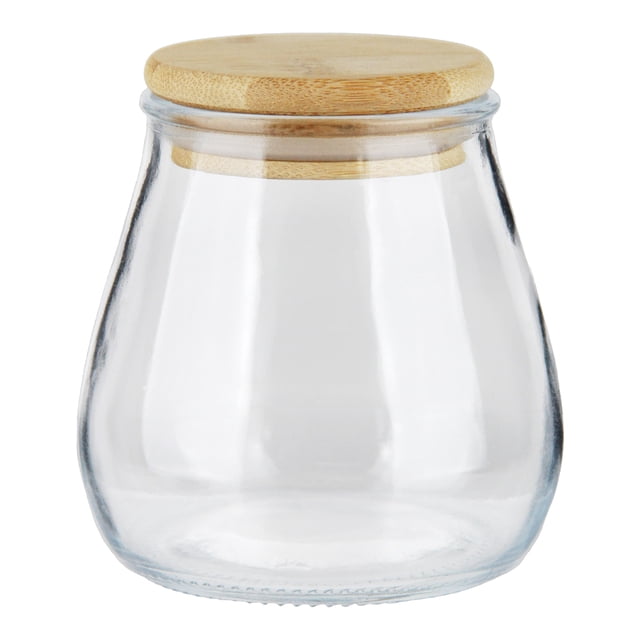 Contenedor Prichos con Tapa de Bambú 440 ML 1 Pieza