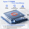thumbnail image 2 of Laptop NIMO N179 AMD Ryzen 7 7735HS 16GB RAM 256GB SSD 17.3 Pulgadas, 2 of 5