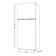 thumbnail image 4 of Refrigerador 14 pies Samsung Top Mount Acero, 4 of 4