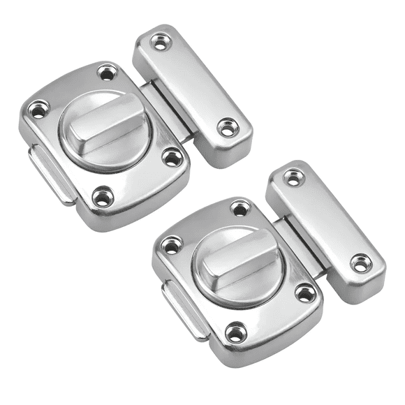 "2 Pcs Pestillo De PuertaLAB.G Plata,acero Inoxidable "