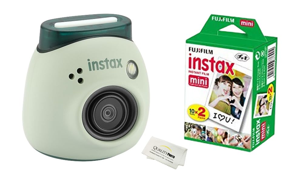 Fujifilm Instax Pal Cámara digital con 20 impresiones Fujifilm (verde paristachio)