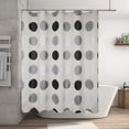 thumbnail image 1 of Cortina de Ducha de Plástico, Gruesa, Impermeable y Resistente al Moho, Cortina de Baño con Separación de Agua, 80 x 180 cm, para Baño, Dormitorio, Inodoro, 1 of 6
