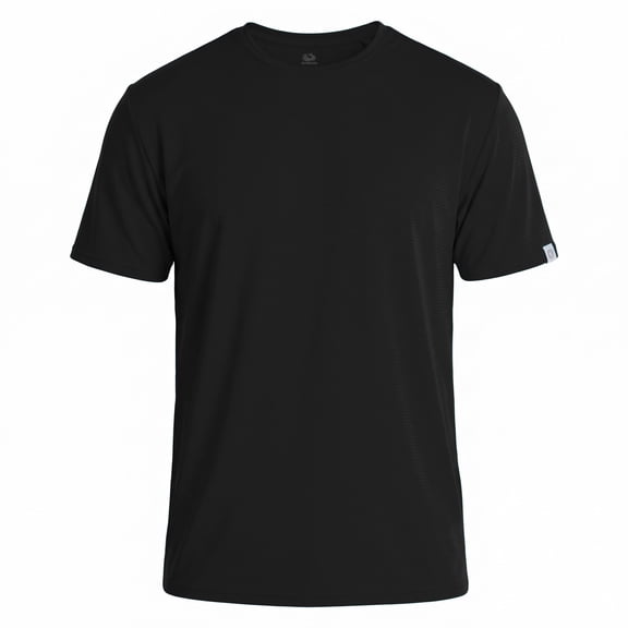 Playera Canales Fruit of the Loom para Hombre Cuello Redondo Black CH
