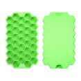 thumbnail image 3 of Billuyoard Molde de cubo de hielo de silicona grande 2 en 1 portátil Dropshipping con tapa, herramientas para hacer cubos que ahorran espacio para Herramientas y accesorios para hornear Verde, 3 of 6