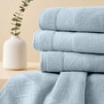 thumbnail image 4 of Toallas de baño grandes 34x73 pulgadas - Toallas deportivas sobredimensionadas 100% algodón para hombres y mujeres, toalla absorbente espesada de secado rápido - azul, rosa, café, 4 of 6