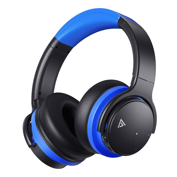 Audífonos Bluetooth Con Cancelación De Ruido Azul/Negro