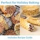 thumbnail image 5 of CucinaPro Mini Máquina Eléctrica para Hacer Pizzelles, Hace 1 Waffle Italiano Tradicional Personal de Tamaño Pequeño de 4 Pulgadas en Minutos, Prensa de Hierro Antiadherente con Receta, Galleta de Pos, 5 of 5
