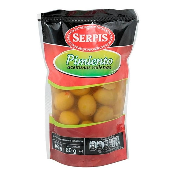 Aceitunas Serpis rellenas de pimiento 160 g