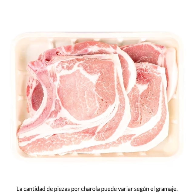 Chuleta Arriera de Cerdo Peso Aprox por Charola 600 g
