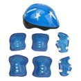 thumbnail image 1 of Juego De Casco De Bicicleta Para Niños, Rodilleras Ajustables, Coderas, Muñequeras, Equipo Protector Ligero Y Duradero Con Forro Transpirable, Para Niños De 5 A 14 Años,, 1 of 7