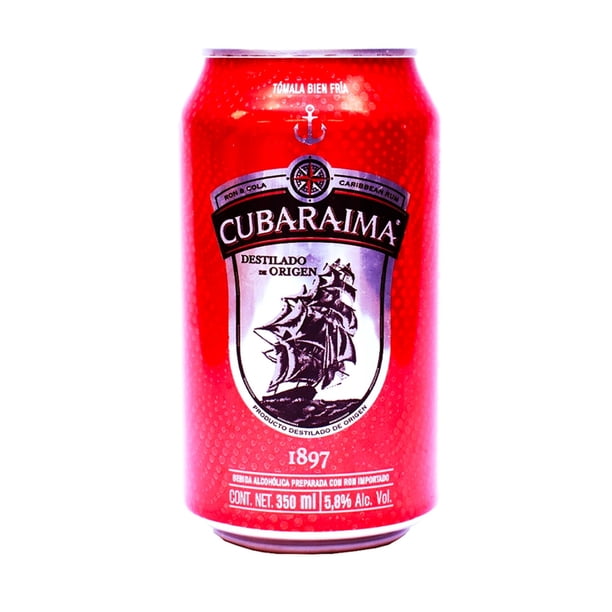 Bebida preparada Cubaraima ron y cola 350 ml