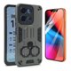 thumbnail image 1 of Funda + Mica Icon Case Antidrop para Poco C85, Carcasa, Protector, Uso Rudo, Protector de Pantalla, Antigolpes, Esquinas Reforzadas, Protección de Cámara - Gris, 1 of 4