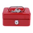 thumbnail image 1 of Caja contenedora de memoria con contraseña de metal creativa para cajero de dinero Rojo, 1 of 9