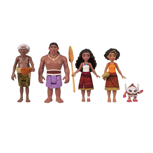 Muñecos Mattel Moana 2 Moana y Tripulación