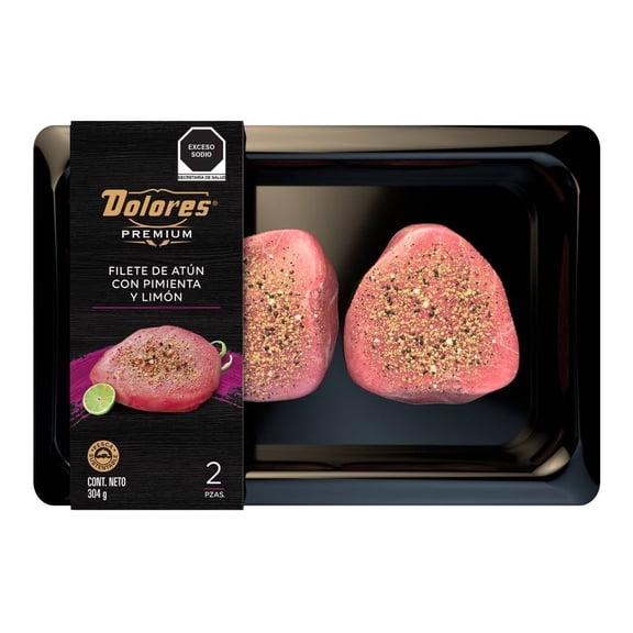 Filete de Atún Dolores Premium Pimienta y Limón en Aceite de Oliva 304 g