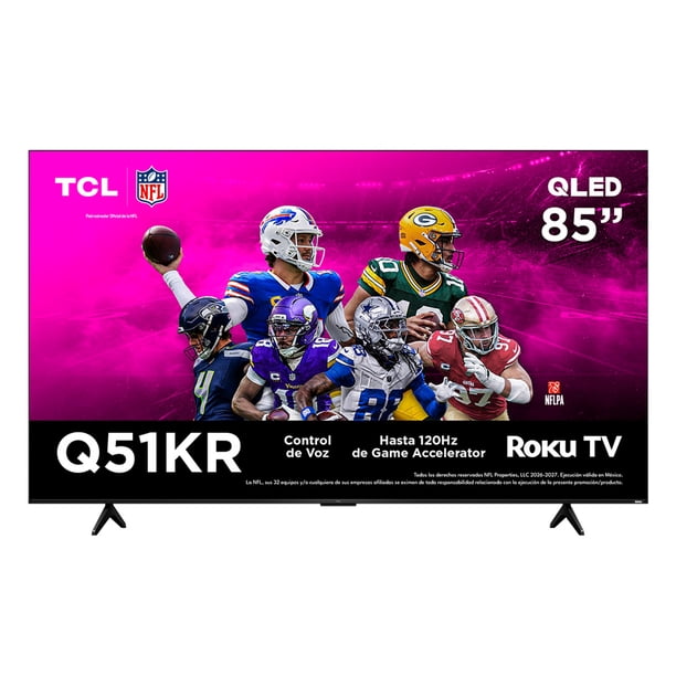 TV TCL 85 Pulgadas 4K UHD Smart TV QLED 85Q51KR