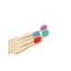 thumbnail image 2 of Kit 4 Cepillos de Dientes para Niños Ecowood de Bambú Biodegradable con Cerdas Suaves, 2 of 7