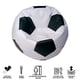 thumbnail image 5 of Sillón Puff Lunics Balón Soccer Grande Negro, 5 of 5