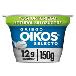 Yogurt Griego Oikos Selecto Natural 12g de Proteína Sin Azúcar Añadida 150g