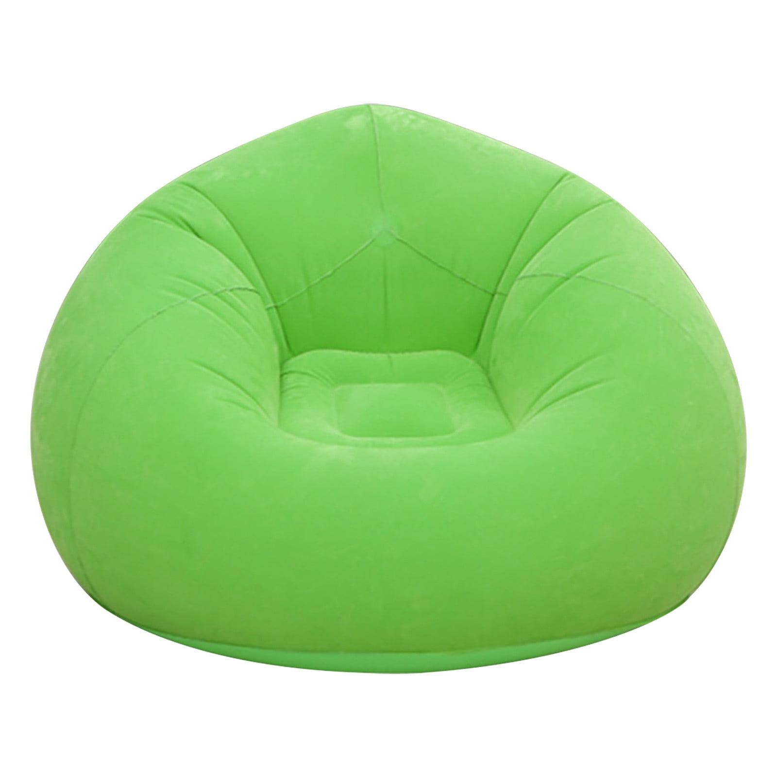 Xihbxyly Sofá Inflable de Fútbol, Cómodo y con Taburete, Ideal para Interiores y Exteriores, Ideal para Relajarse o Socializar, con Temática Deportiva, para Una Persona.