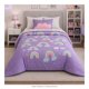 thumbnail image 2 of Set Edredon Providencia Microfibra Arcoiris 160 cm x 220 cm Lila, 2 of 4
