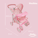 thumbnail image 5 of Carriola De Juguete para Muñecas iBaby Eterna rosa claro, 5 of 5