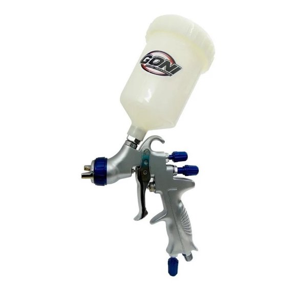 Pistola de gravedad LVLP con vaso de 600 ml y boquilla de 1.3 mm