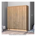 thumbnail image 3 of Ropero Closet 6 puertas y 3 cajones Color Madera Mobi, 3 of 4