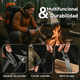 thumbnail image 2 of 5 En 1 Navaja Tactica De Camping Plegable Y Multiherramienta Portátil Xtellar negro, 2 of 4